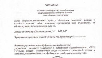 «Ірино Мартинова, ви отримували хабар за дозвіл будувати готель біля Котячого Ока?» 